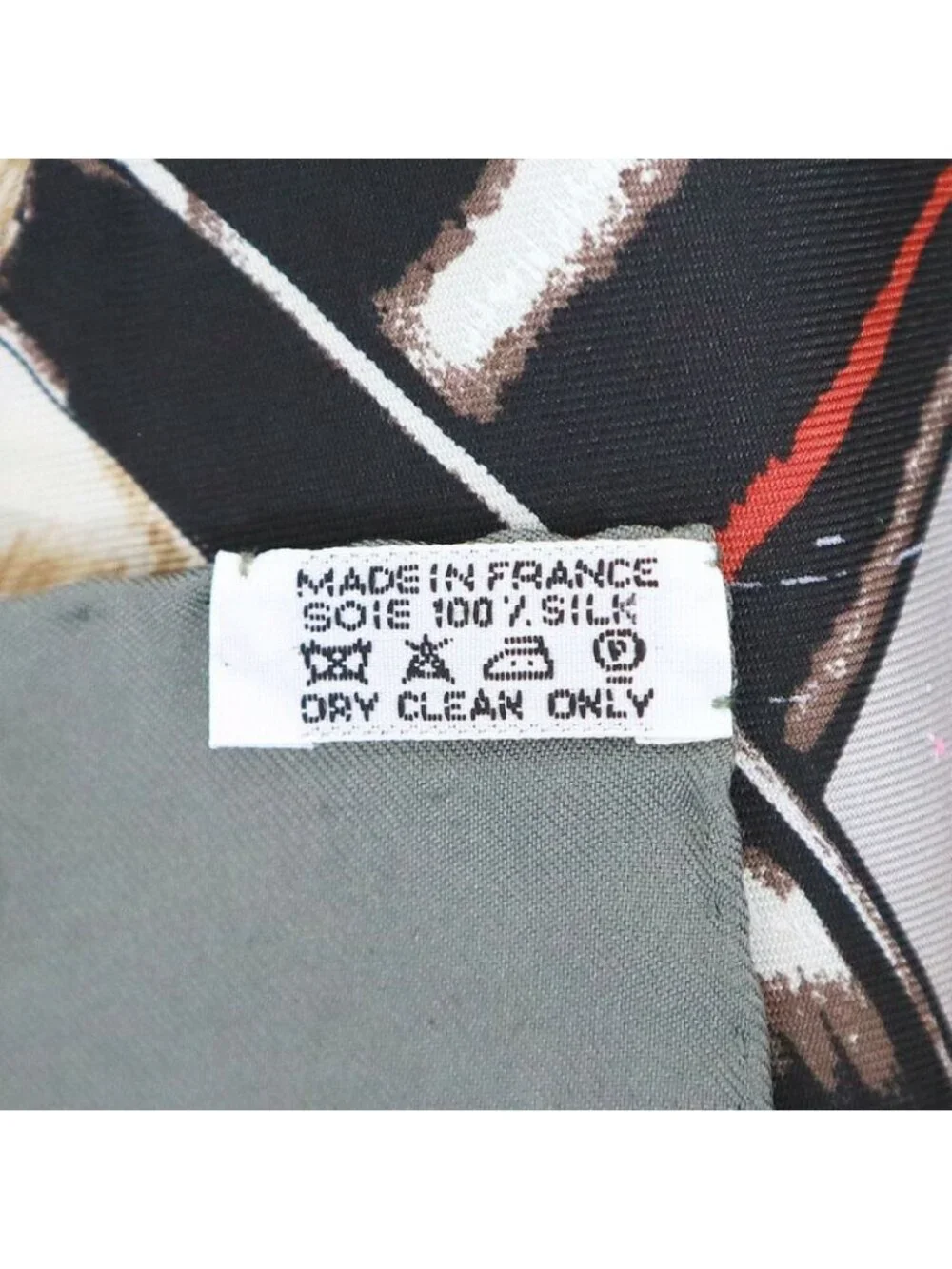 Hermes Carre 90 Magic la Magie Gray Orange Silk Scarf - Picture 7 of 7
